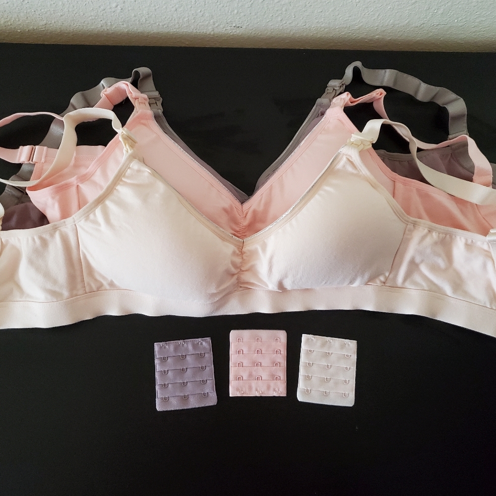 New Nursing bras 3 pack Cotton